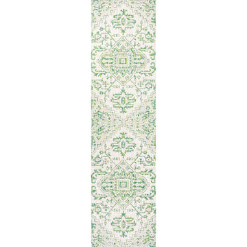 Estrella Bohemian Medallion Textured Weave Indoor/outdoor Runner Rug